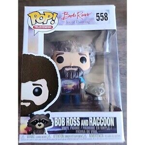 Funko Pop! Vinyl: Bob Ross (w/ Raccoon) #559